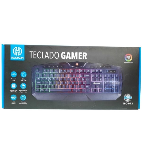 TECLADO PARA COMPUTADOR MARCA HOOPSON TPC-073 - Image 3